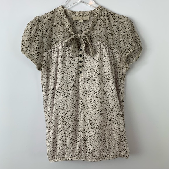 LOFT Tops - ❌Ann Taylor LOFT . Tie Neck Semi Sheer Blouse . SP